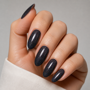 ELIXIR Semi Gel  1004 Black Glitter– 8 ml