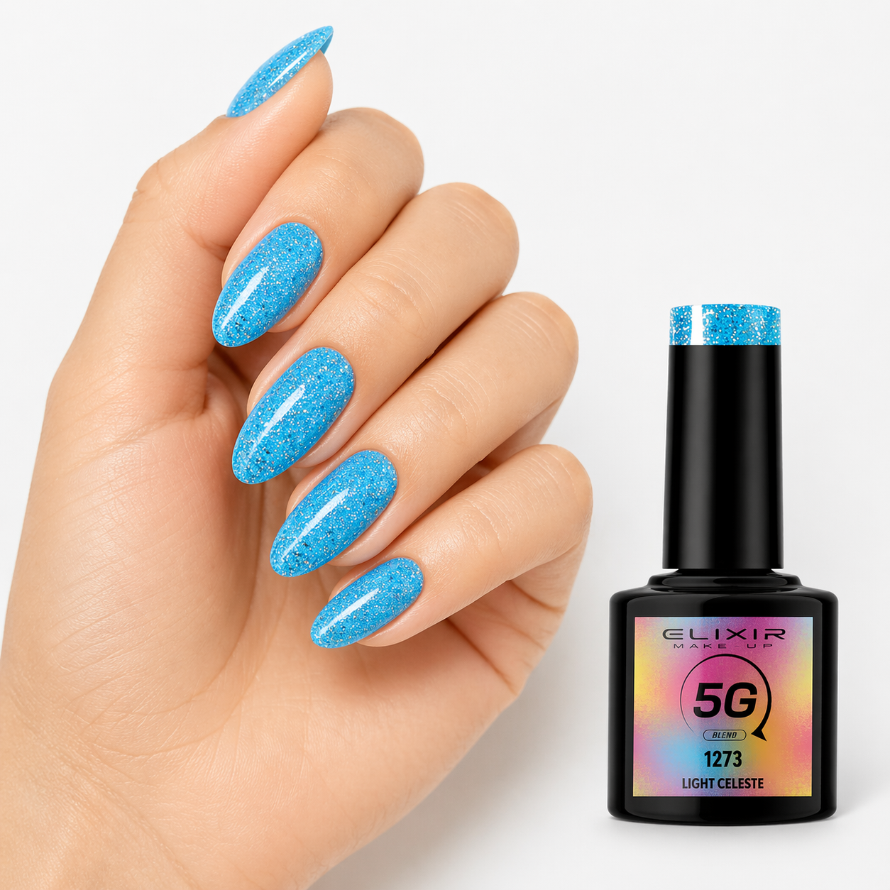 ELIXIR Laser Diamond Semigel 1273 Light Celeste – 8 ml