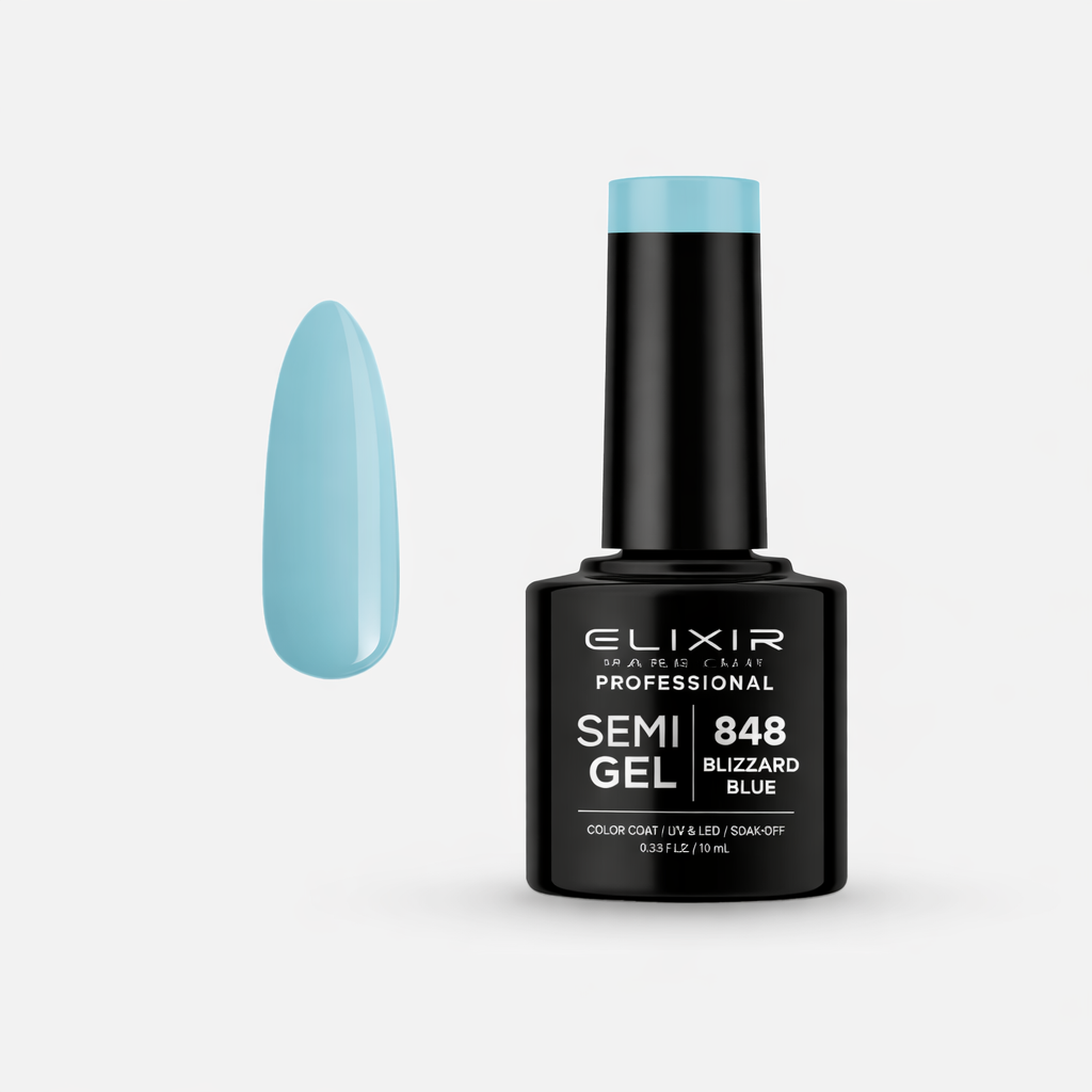 ELIXIR Professional Semi Gel 848 – Blizzard Blue