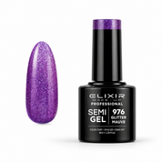 ELIXIR Laser Diamond Semigel  976 Glitter Mauve-8 ml
