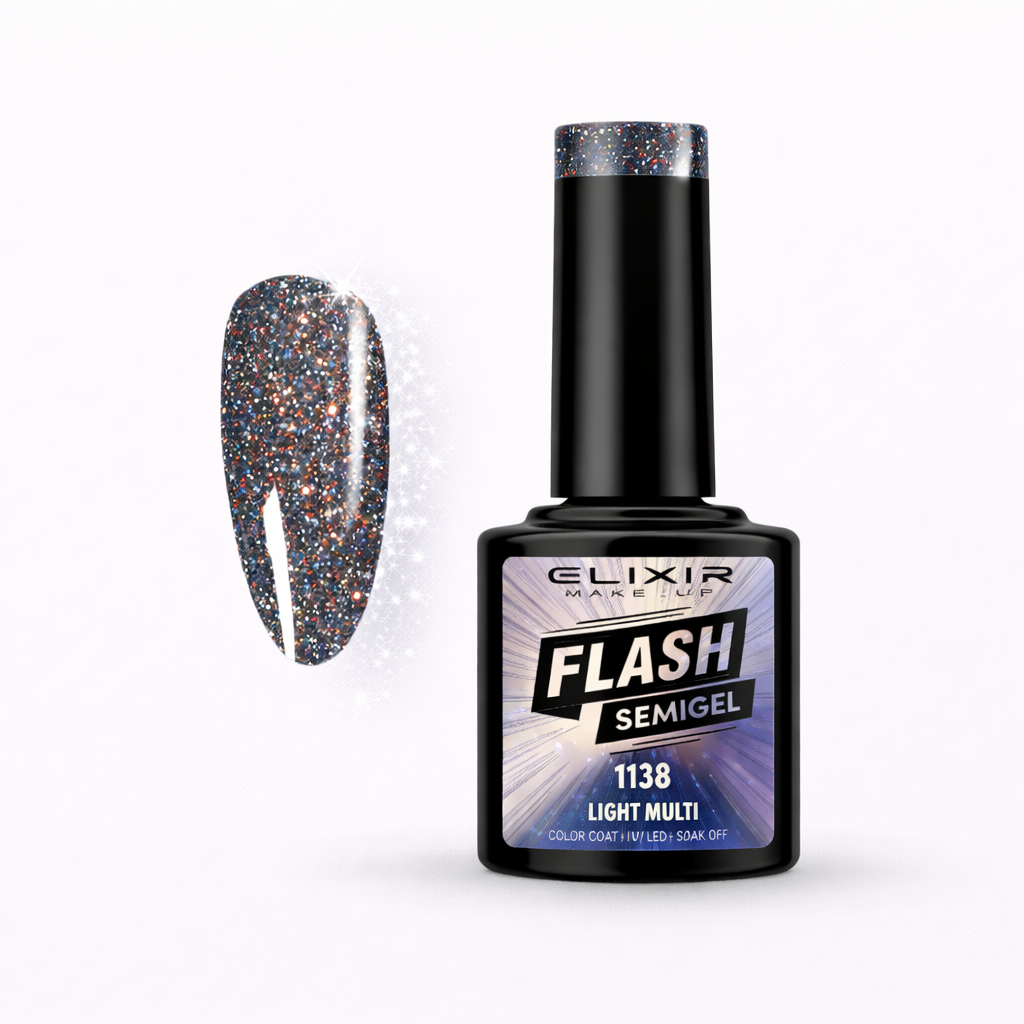 ELIXIR Flash Semigel 1138 Light Multi – 8 ml