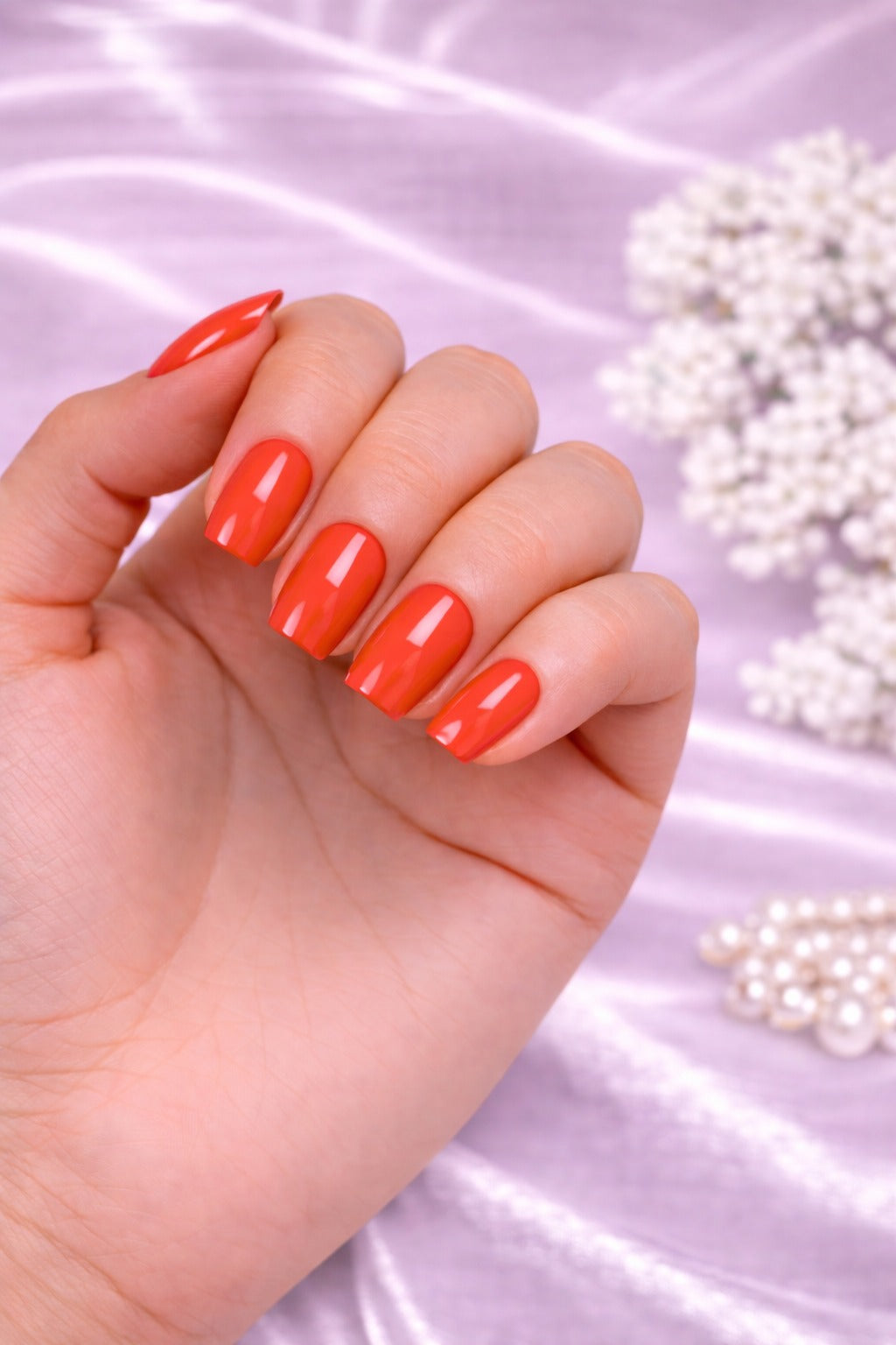 Gel Polish Coral Flame 696