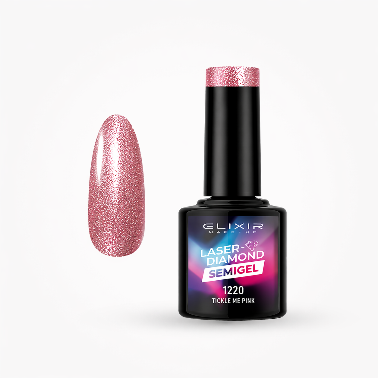 ELIXIR Laser Diamond Semigel 1220 Tickle Me Pink – 8 ml