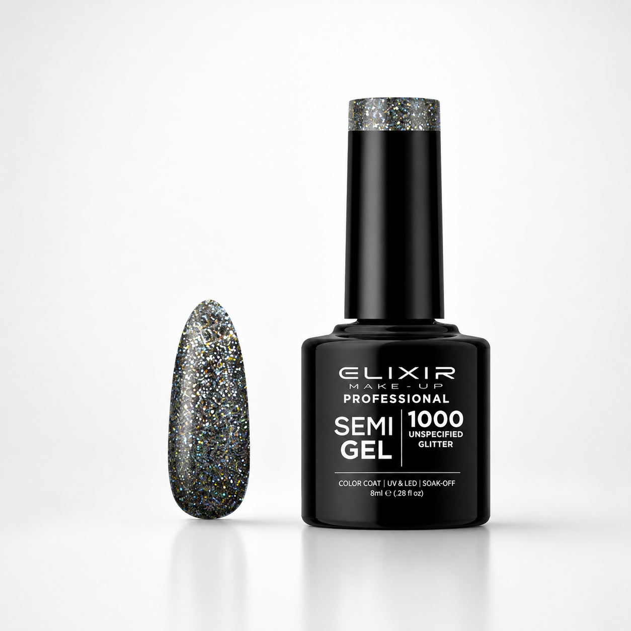 ELIXIR Semi Gel  1000 Unspecified Glitter – 8 ml