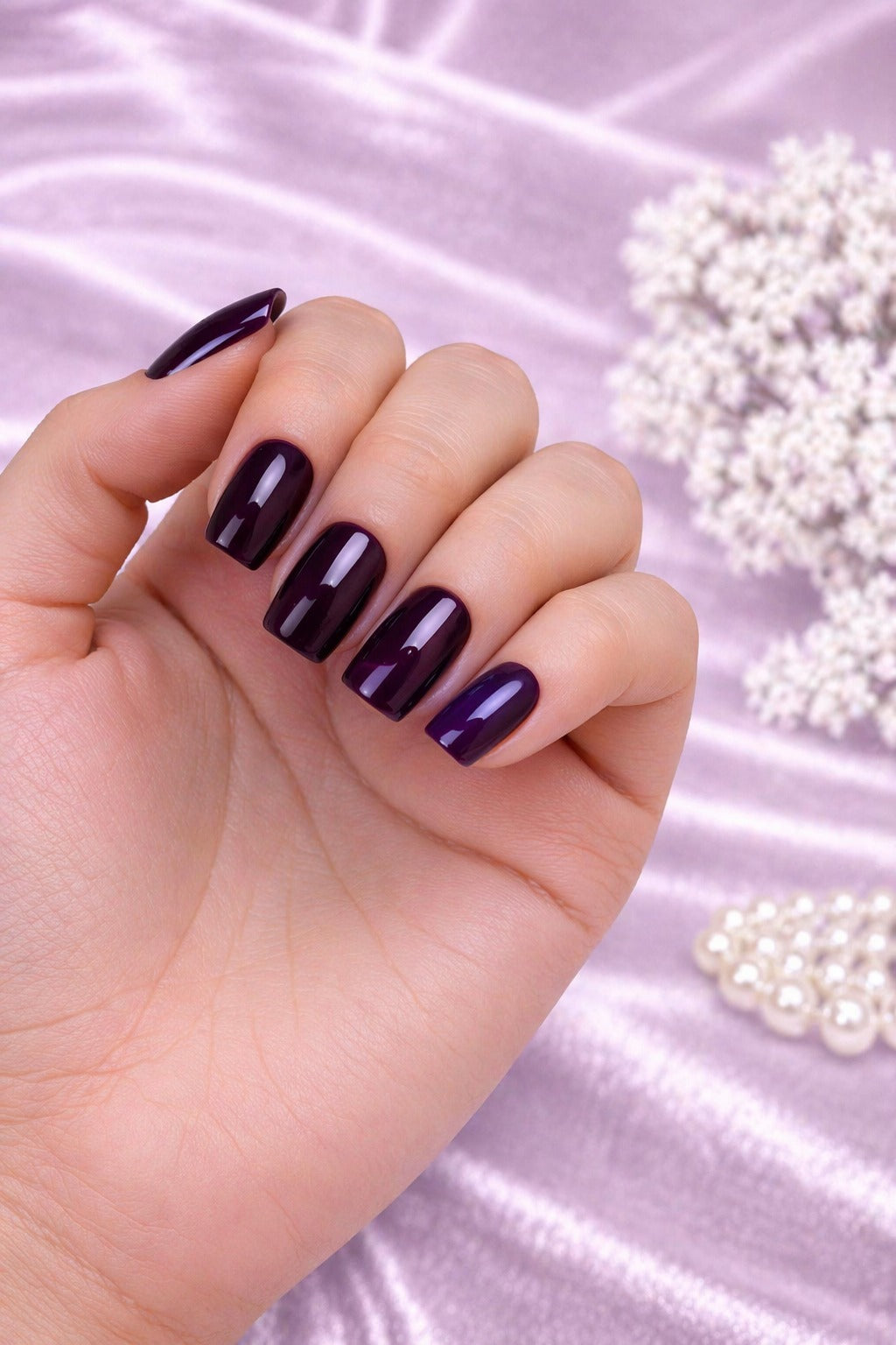 Gel Polish Dark Plum 7228