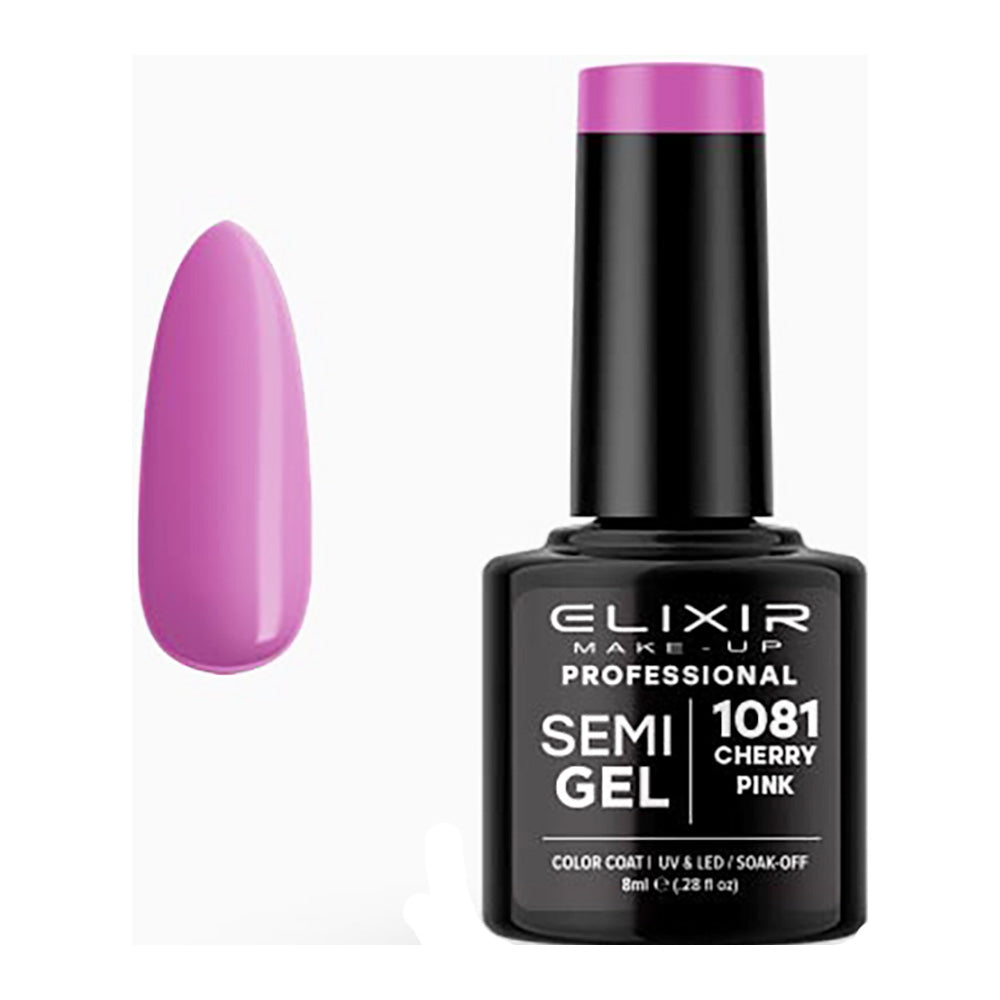 ELIXIR Professional Semi Gel 1081 Cherry Pink