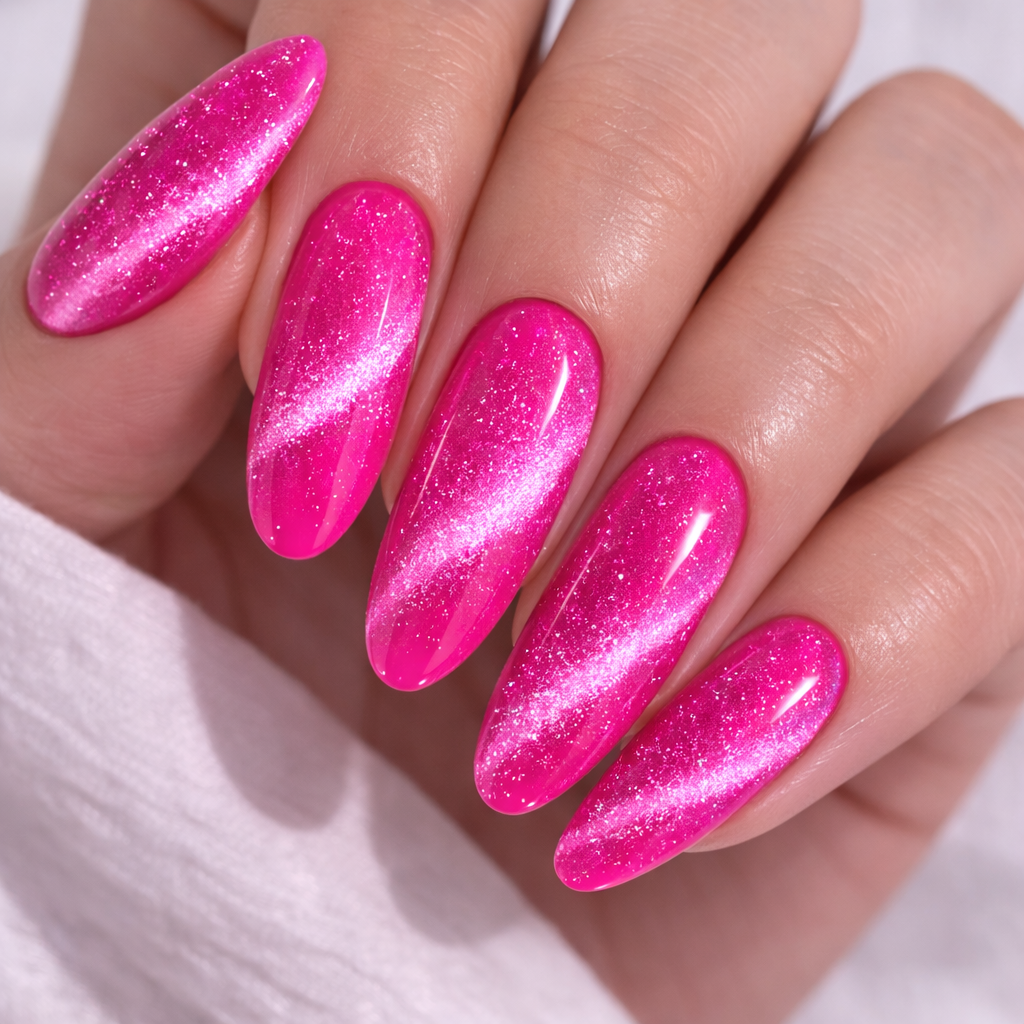 Elixir Make-Up Cat Eye Semigel – 1414 Sparkling Fashion Fuchsia