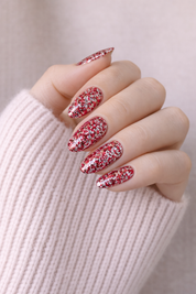 Gel Polish Rosso Paiette 4220