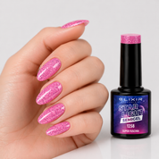 ELIXIR Laser Diamond Semigel  1258 Super Fuschia – 8 ml