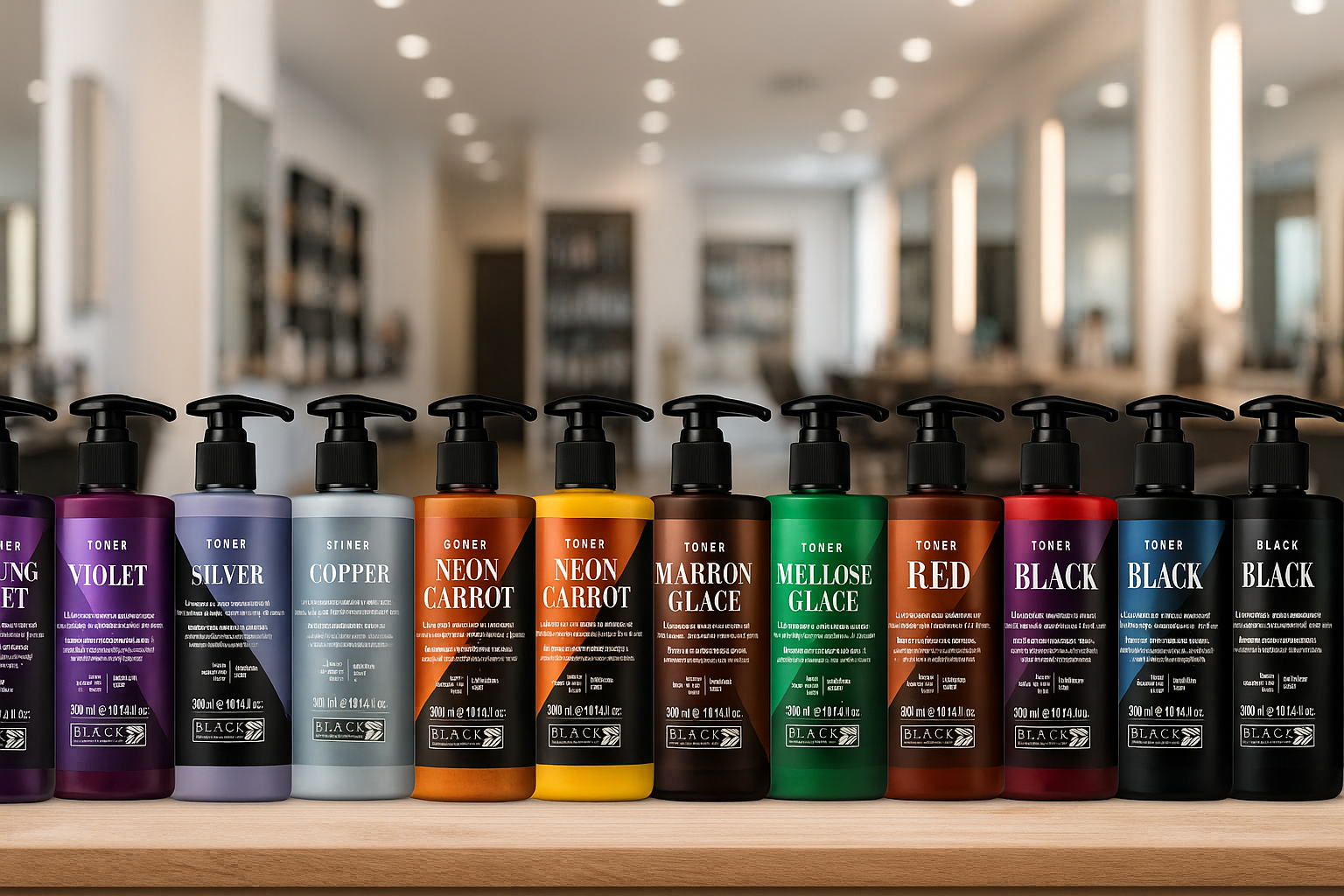 Black Professional Line – Toner & Crazy Toner 300 ml