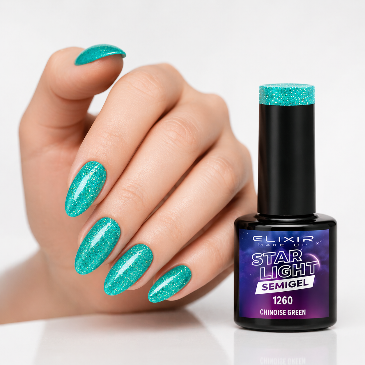 ELIXIR Laser Diamond Semigel 1260 Chinoise Green – 8 ml