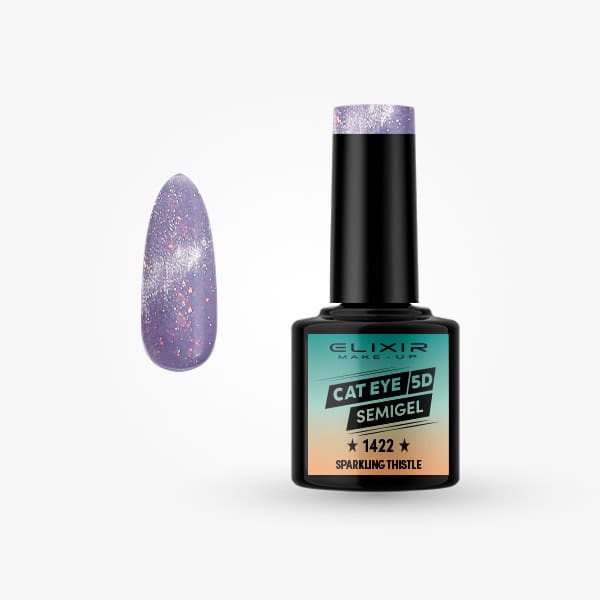 Elixir Make-Up Cat Eye 5D Semigel 1422 – Sparkling Thistle