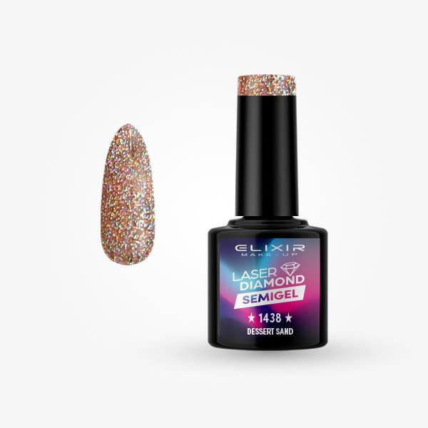 Elixir Make-Up Laser Diamond Semigel 1438 – Dessert Sand