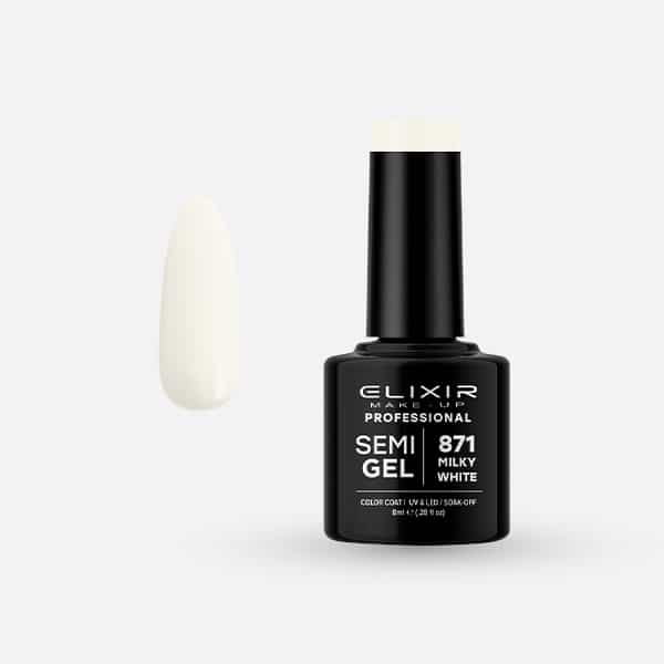 ELIXIR Professional Semi Gel 871 Milky White
