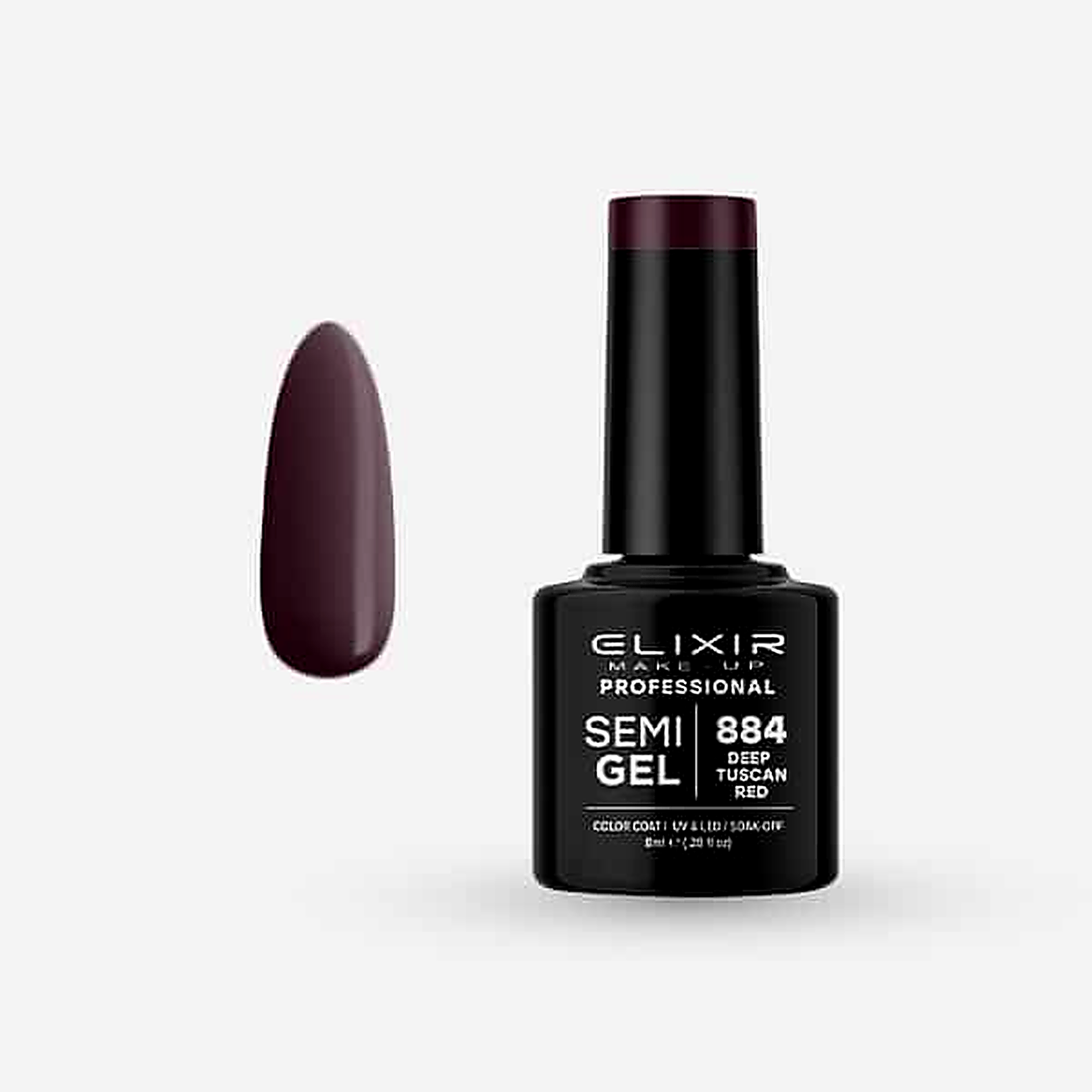 ELIXIR Professional Semi Gel 884 “Deep Tuscan Red”