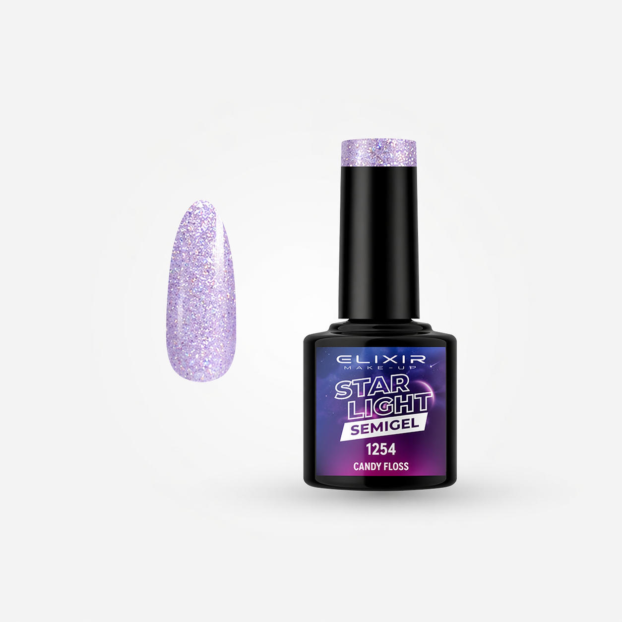 ELIXIR Laser Diamond Semigel 1254 Candy Floss – 8 ml