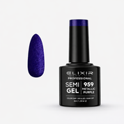 ELIXIR Professional Semi Gel 959 Metallic Purple - 8 ml