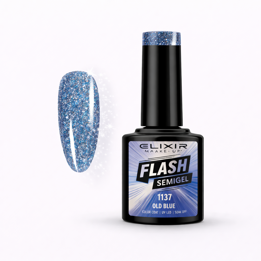 ELIXIR Flash Semigel 1137 Old Blue – 8 ml
