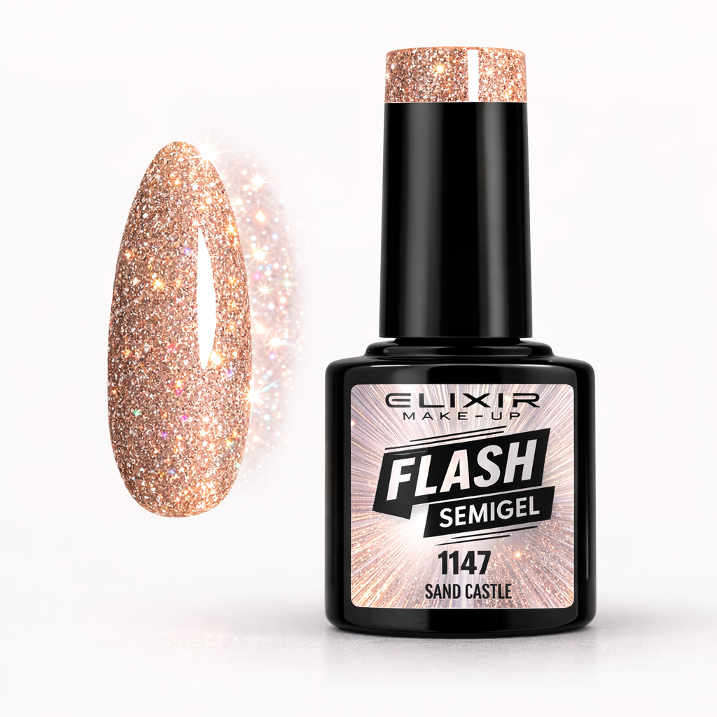 ELIXIR Flash Semigel 1147 Sand Castle – 8 ml