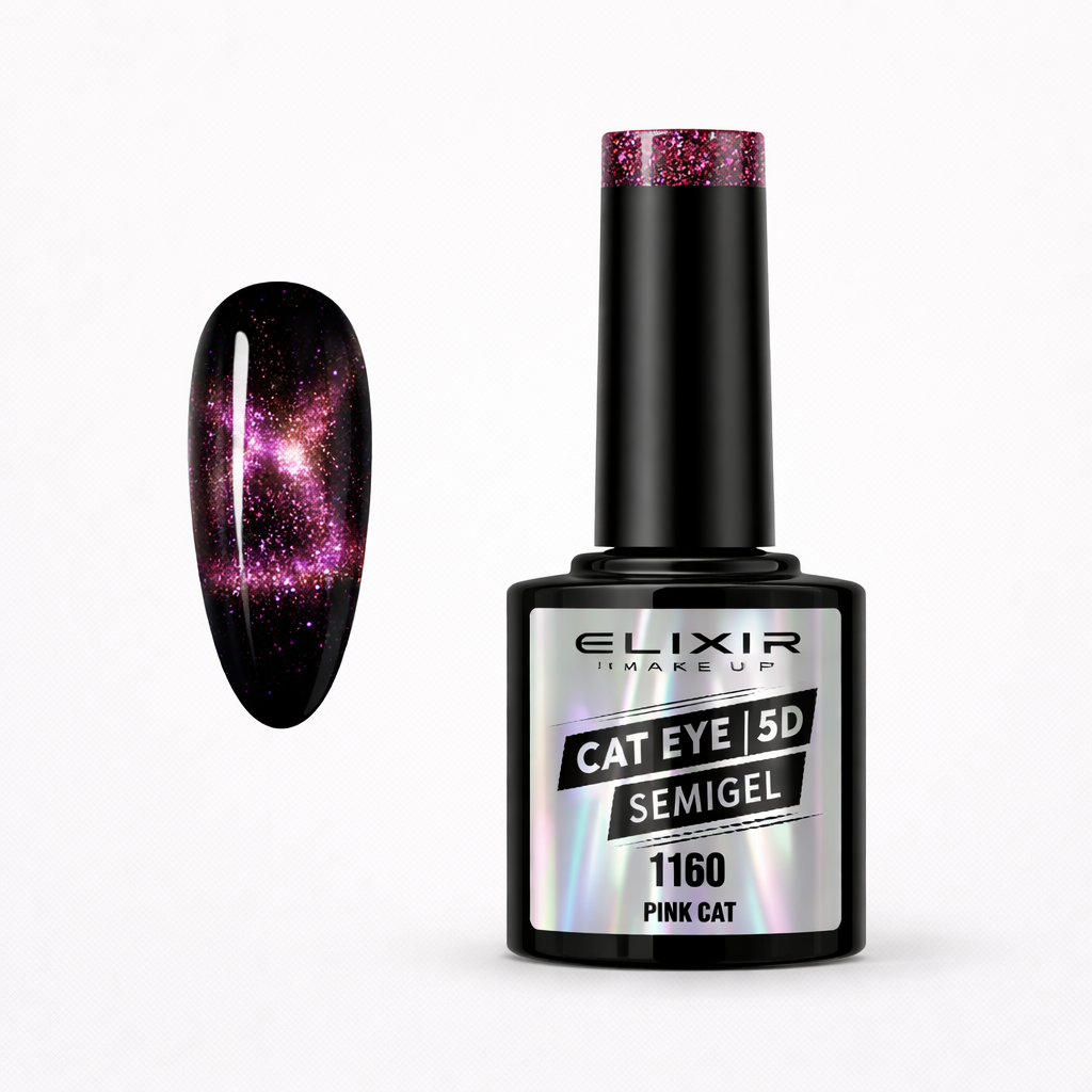 ELIXIR Cat Eye 5D Semigel 1160 Pink Cat – 8 ml