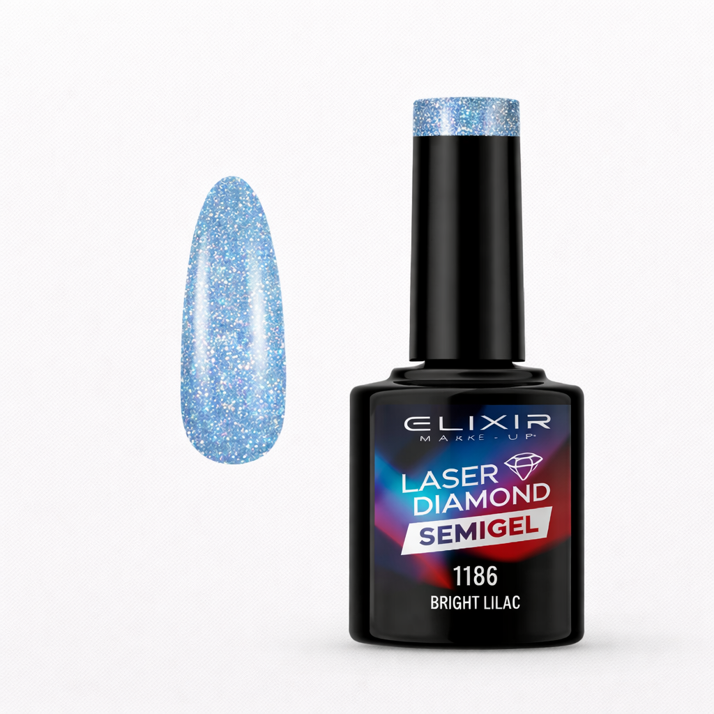 ELIXIR Laser Diamond Semigel 1186 Bright Lilac – 8 ml