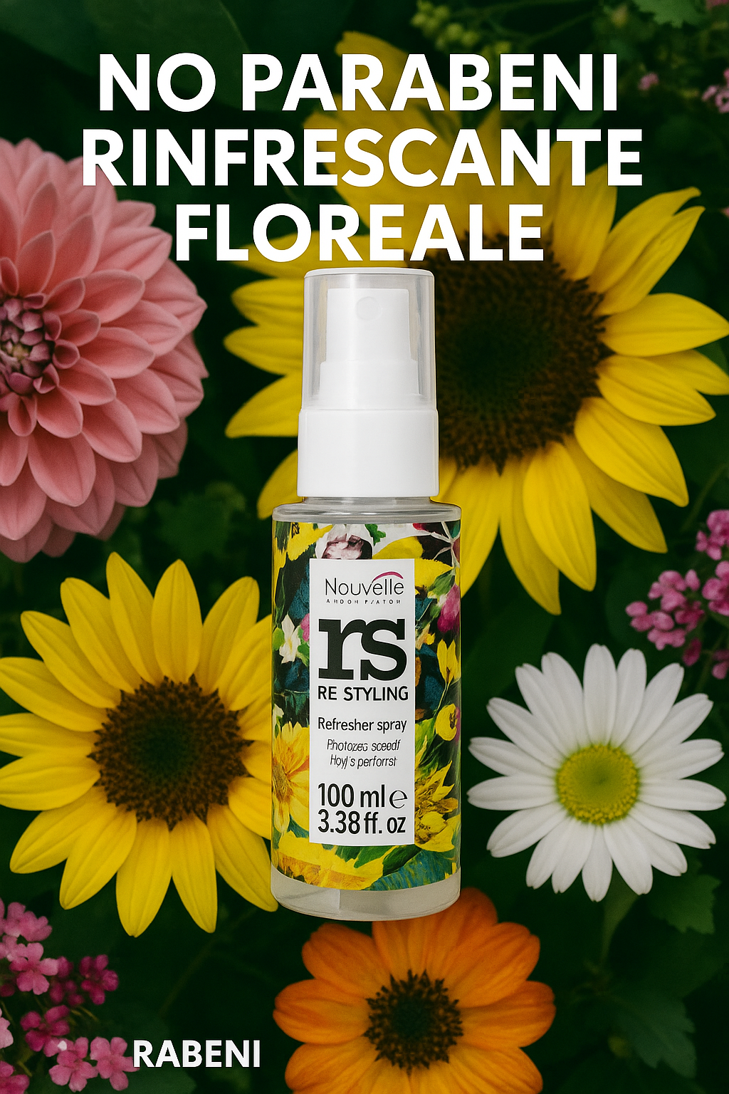 Nouvelle Re-Styling – Flower Mist Profumo per Capelli 100 ml