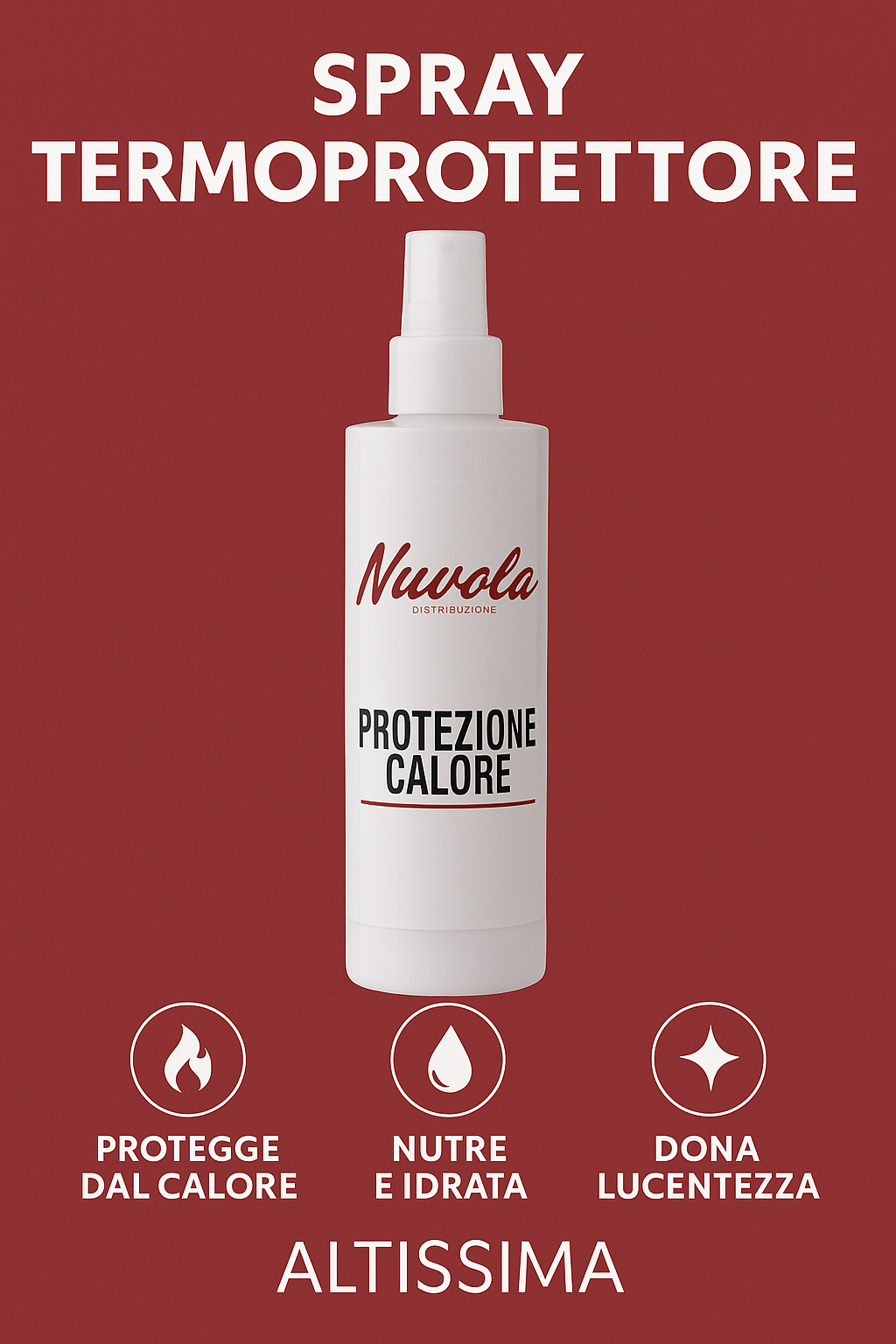 Nuvola – Spray Protezione Calore 250 ml