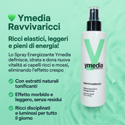 Ymedia Ravvivaricci – Spray Energizzante Specifico per Capelli Ricci e Mossi