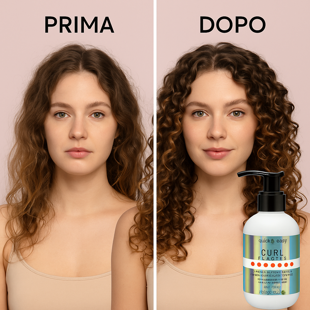 Helen Seward Quick & Easy Curl Booster – Crema Sublima-Ricci con Effetto Elasticizzante