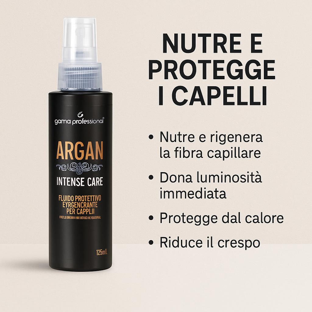 Gama Professional Argan Intense Care – Fluido Protettivo e Rigenerante per Capelli
