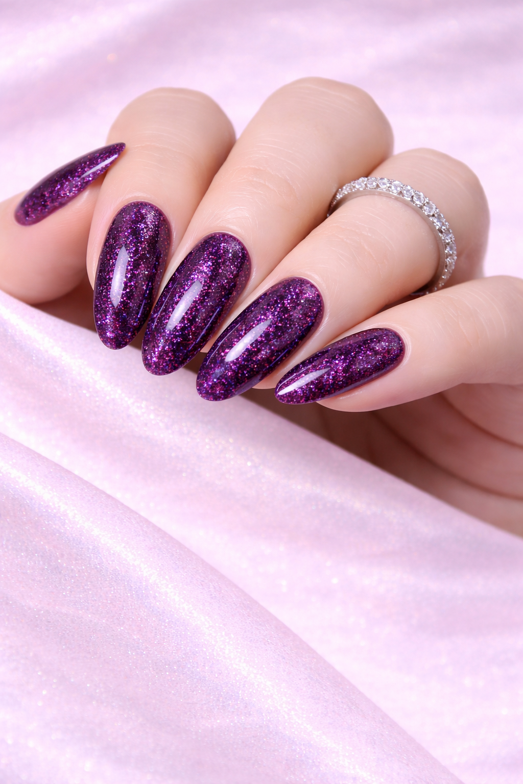 ELIXIR Laser Diamond Semigel 1216 Grape Violet – 8 ml