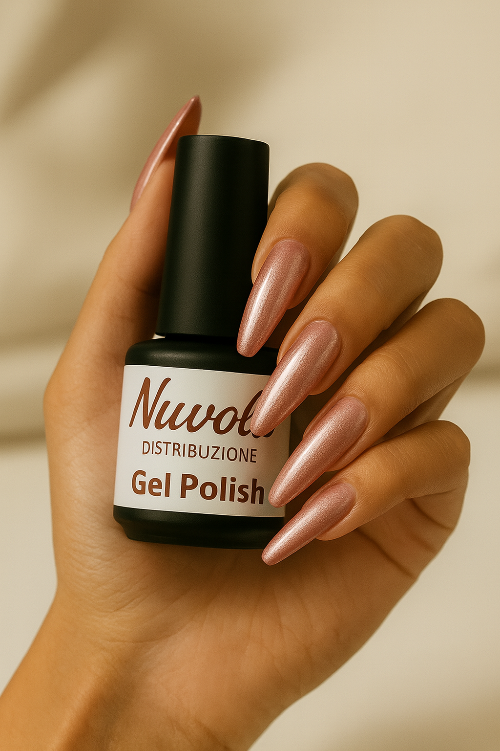 Gel Polish Rosa Satinato 60