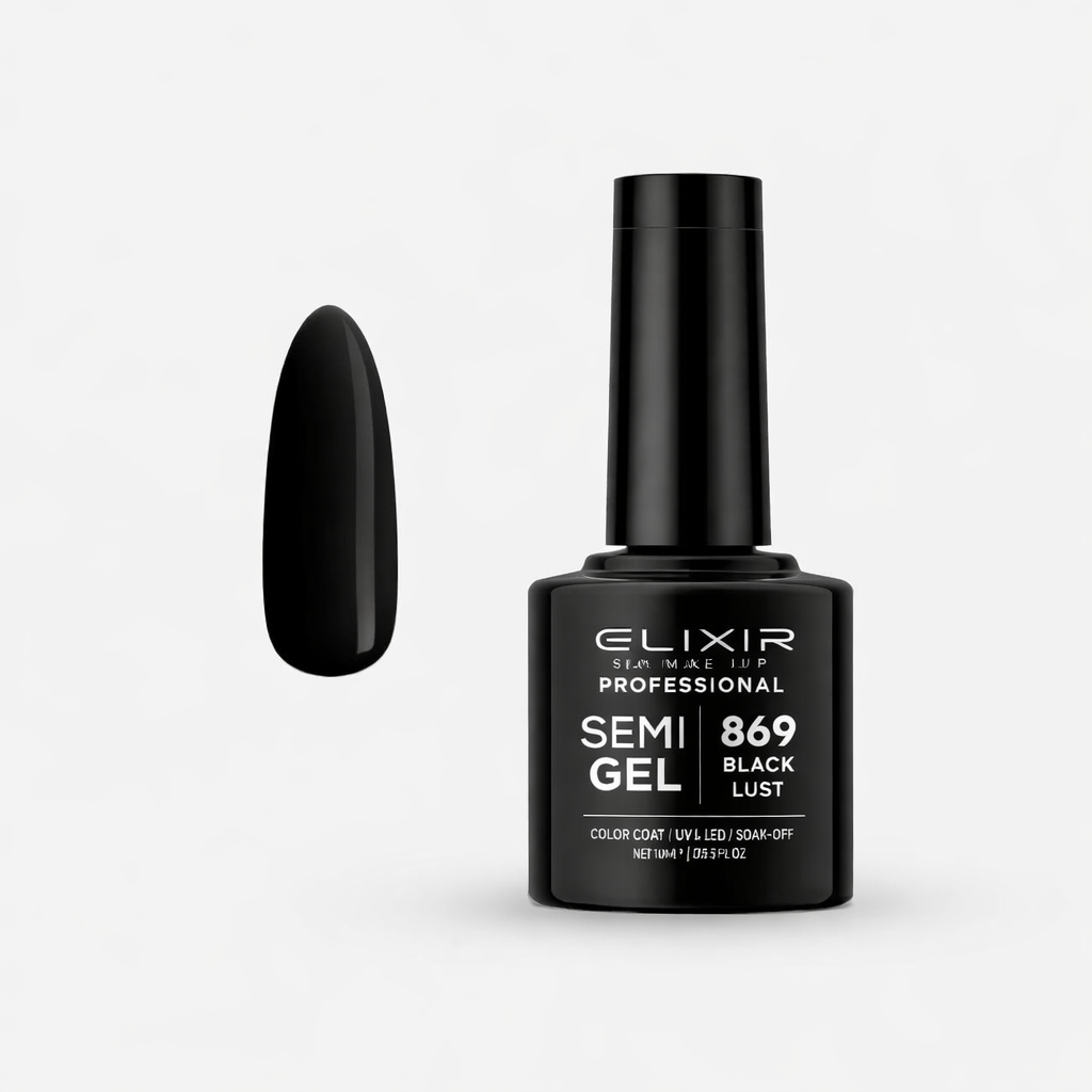 ELIXIR Professional Semi Gel 869 Black Lust
