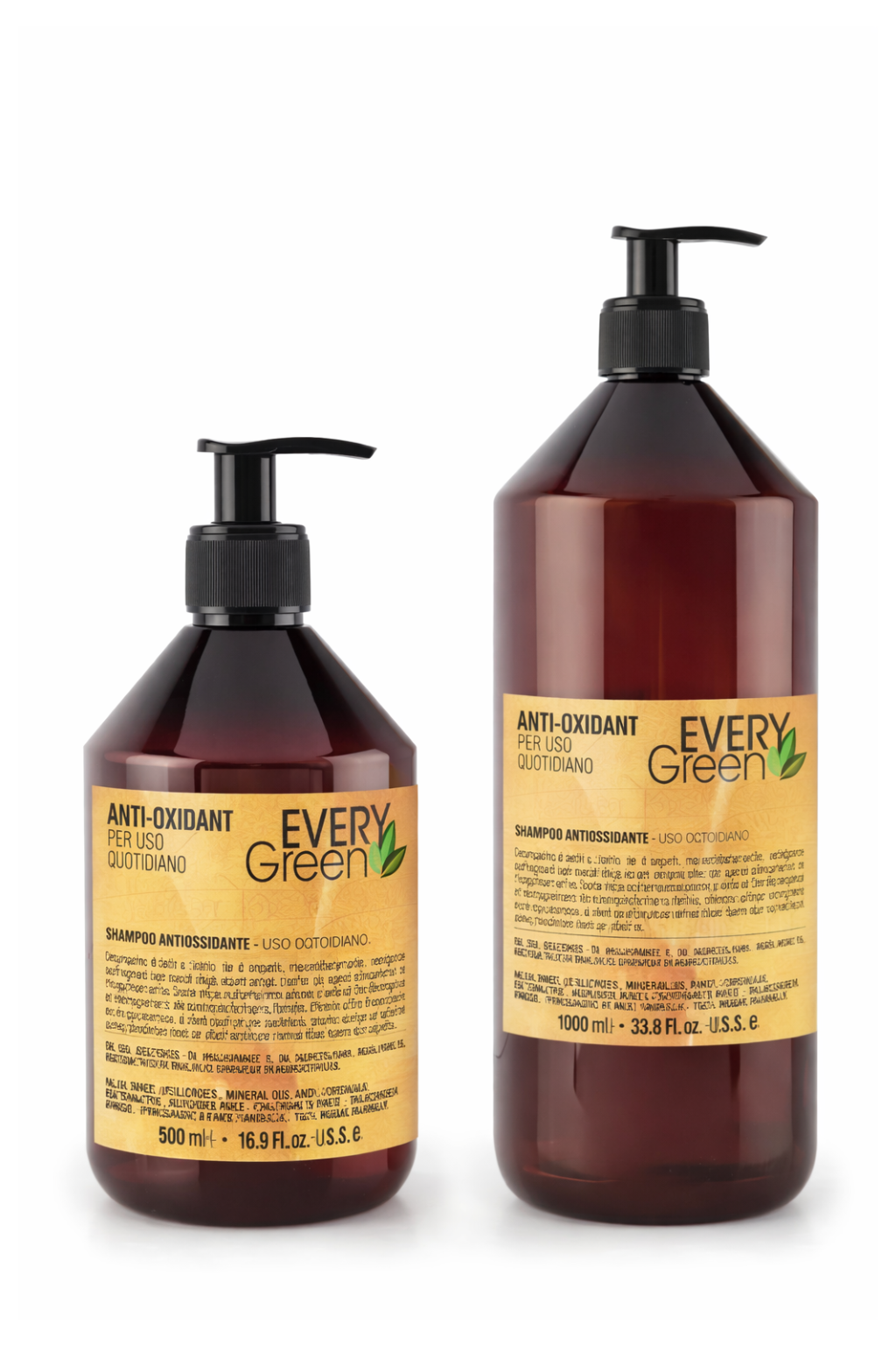 Shampoo Antiossidante Every Green – Uso Quotidiano