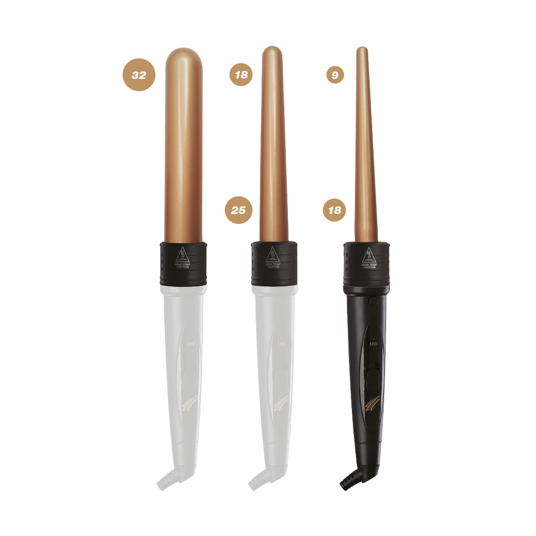 Set Ferri Wave Gold Style Melcap