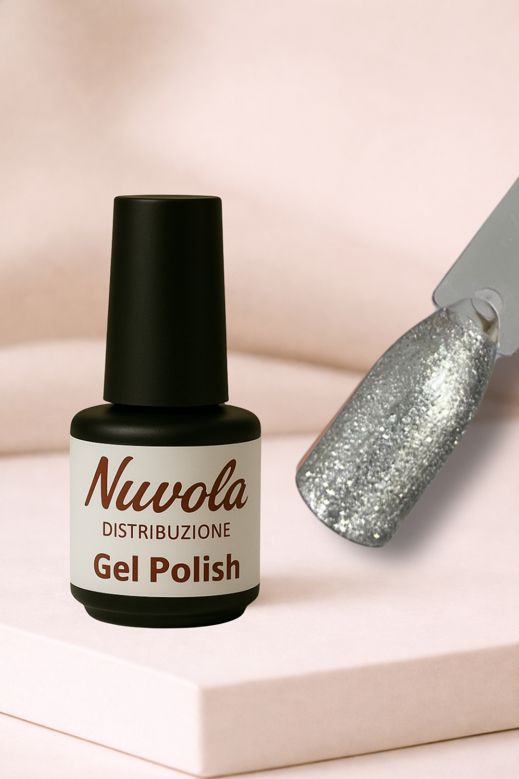 Gel Polish Argento Glitter 3617