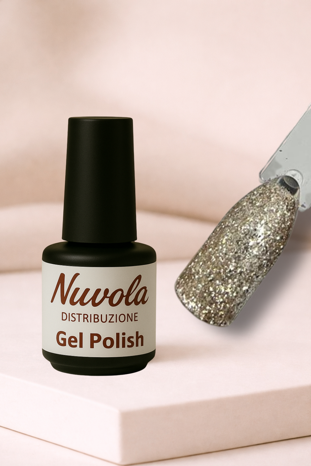 Gel Polish Paiette Gold 5228