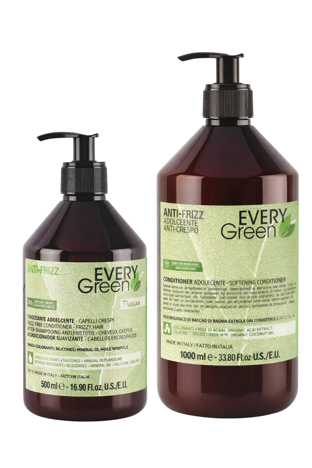 Shampoo Every Green Anti-Frizz – Capelli Indisciplinati e Crespi