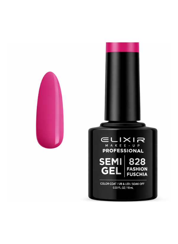 ELIXIR Professional Semi Gel 828 – Fashion Fuchsia