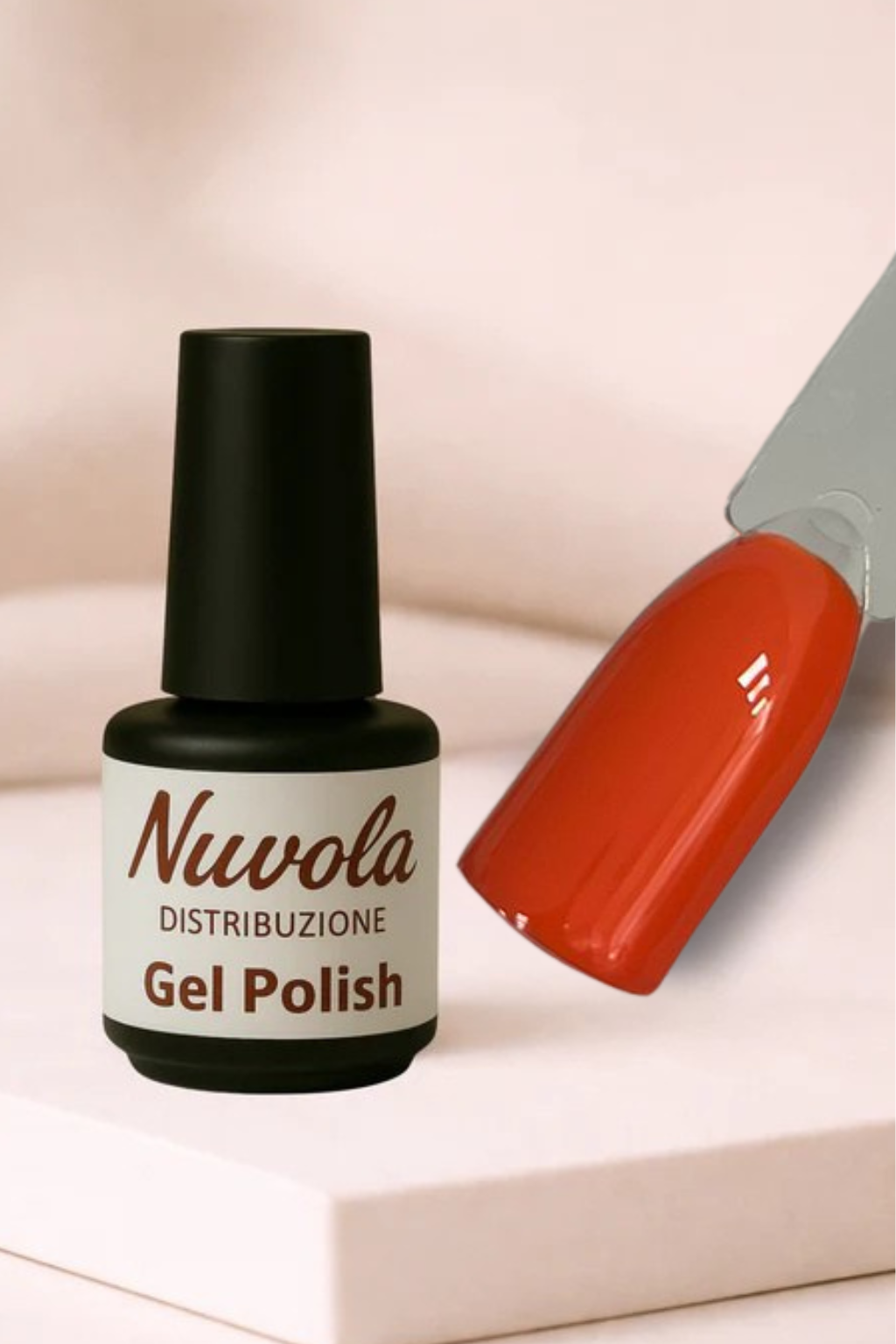 Gel Polish Orange Flame 112
