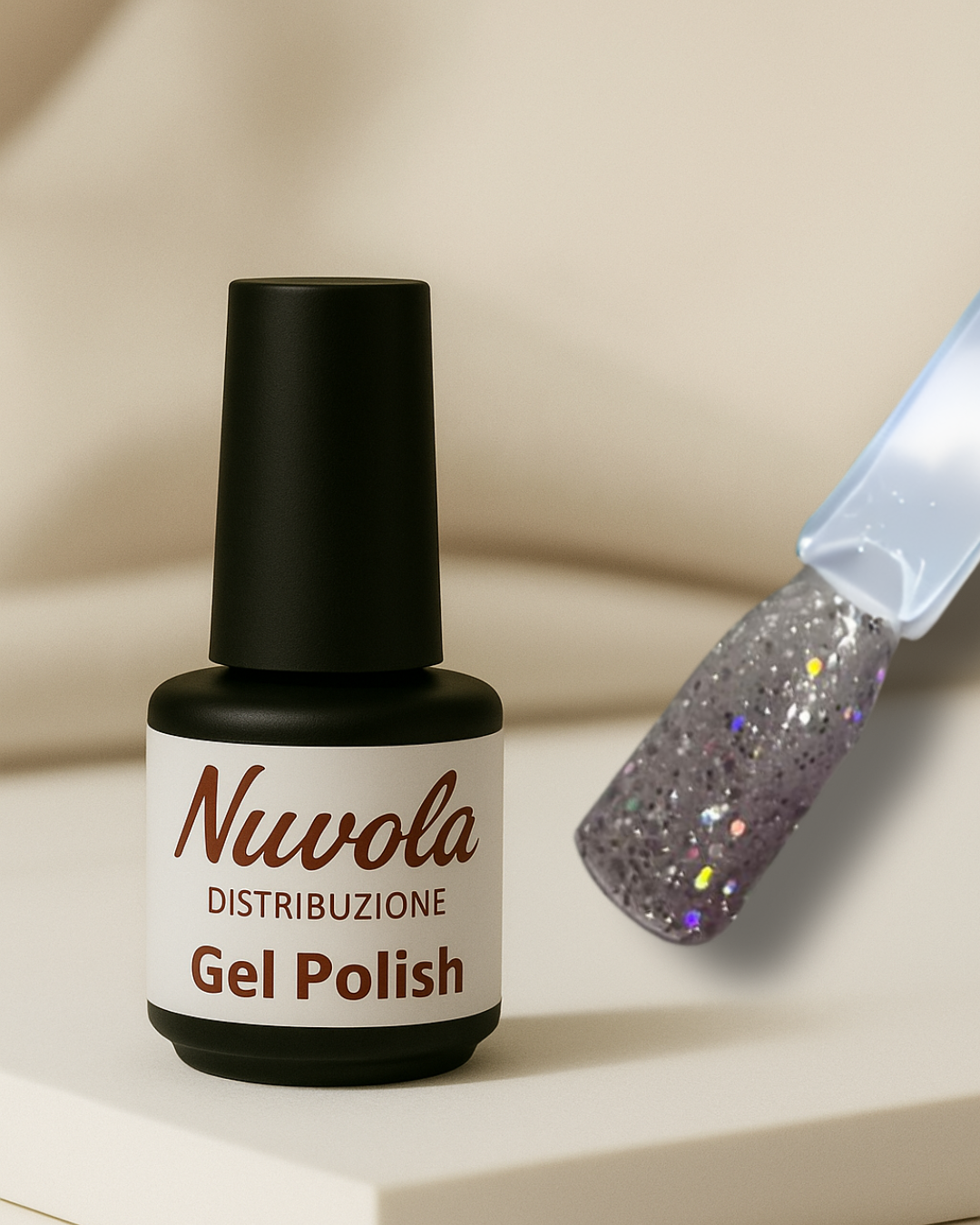 Gel Polish Diamond Silver 122