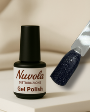 Gel Polish Nero Glitter 128
