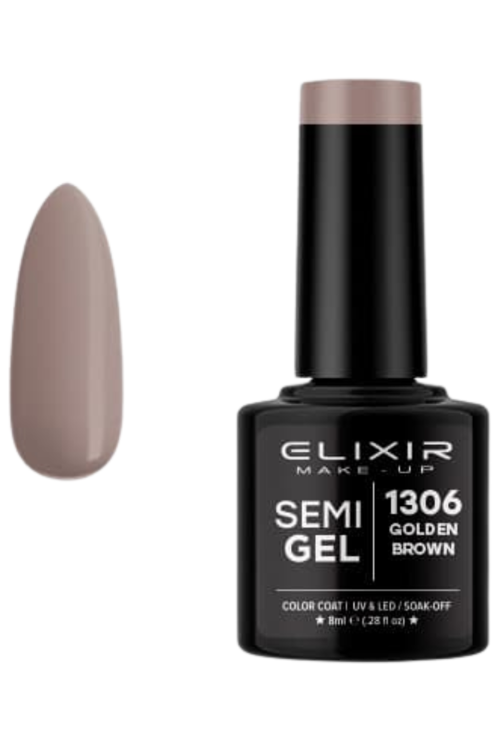 Elixir Semi Gel 1306 – Golden Brown