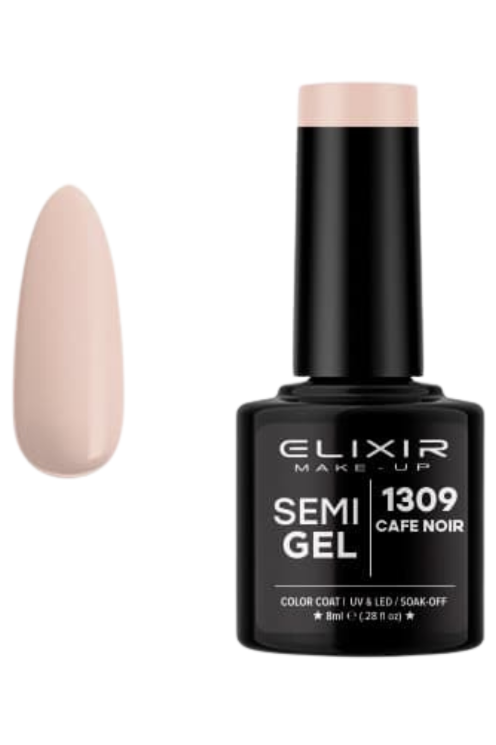 Elixir Semi Gel 1309 – Café Noir
