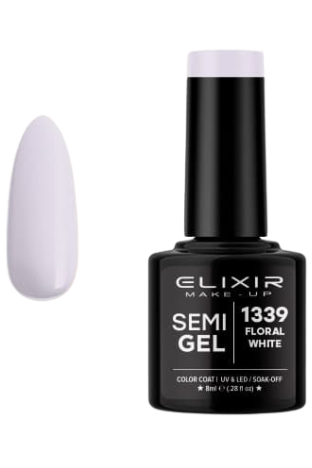 Elixir Semi Gel 1339 – Floral White