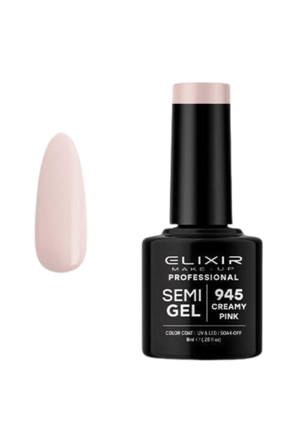 ELIXIR Professional Semi Gel 945 Creamy Pink
