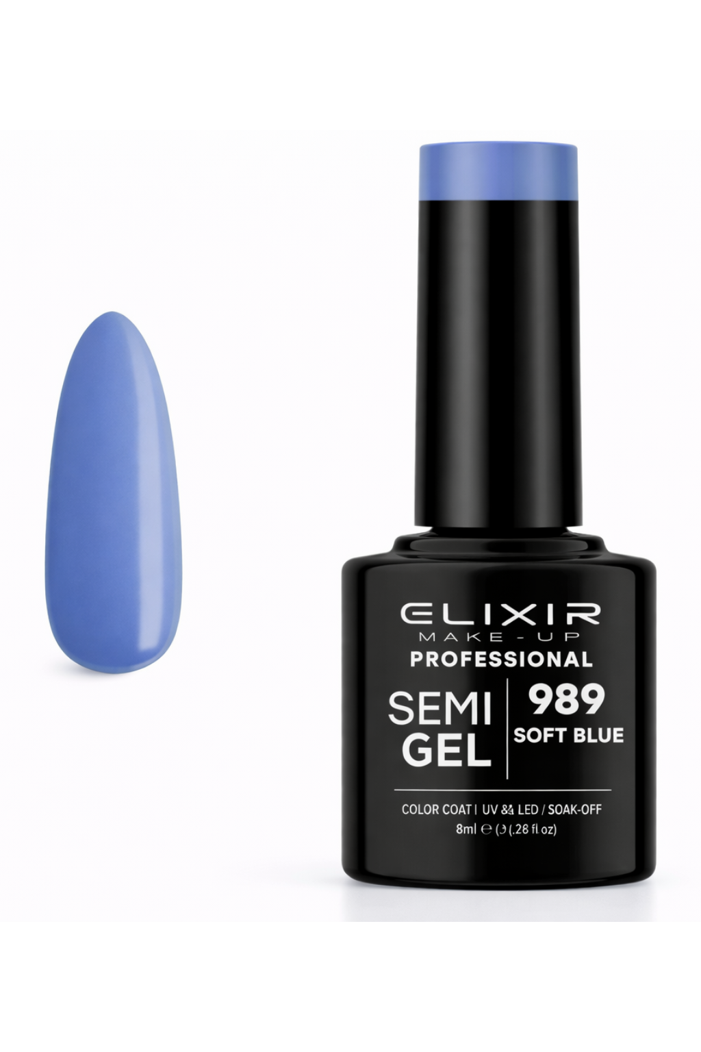 ELIXIR Professional Semi Gel 989 Soft Blue