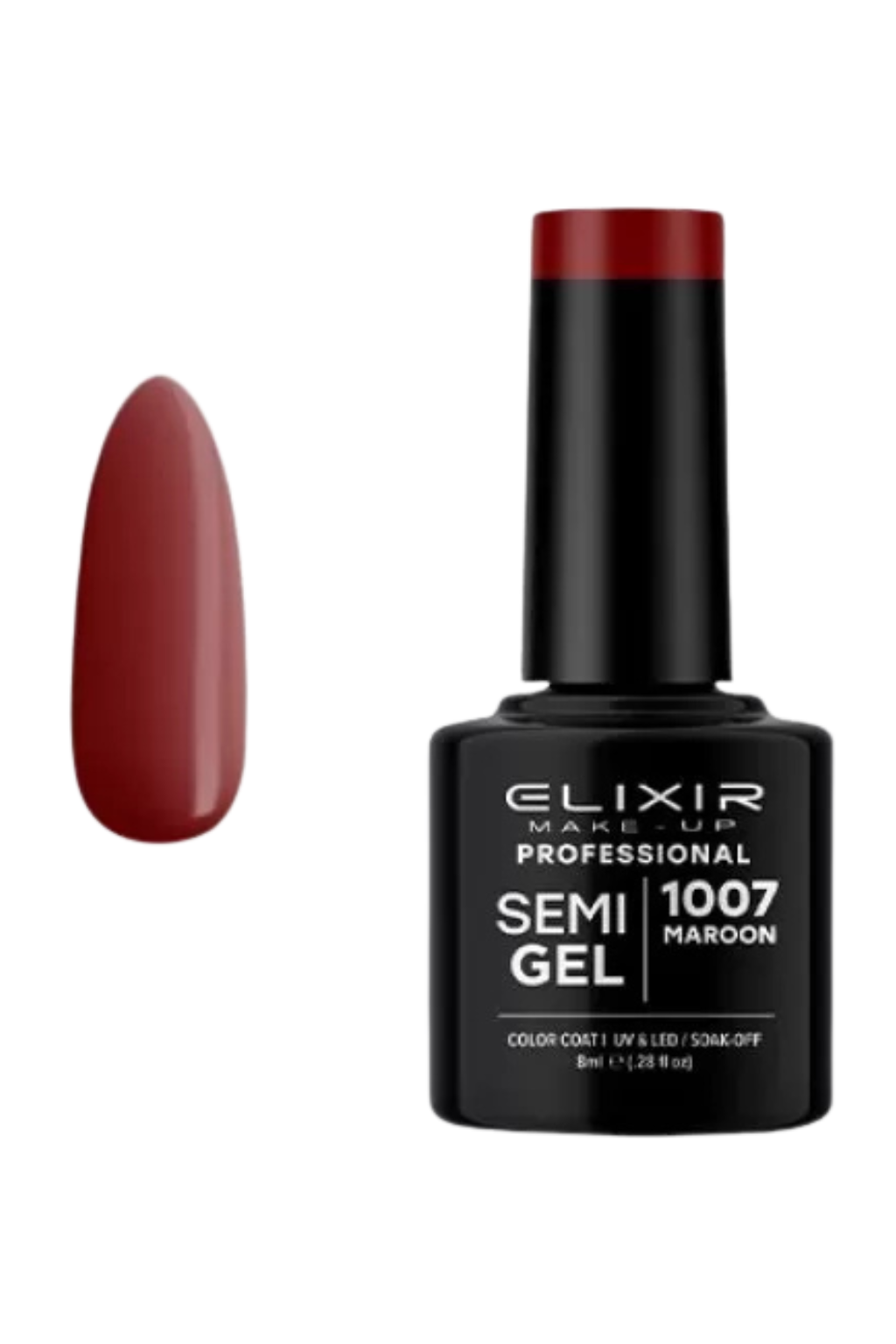 ELIXIR Professional Semi Gel 1007 Maroon
