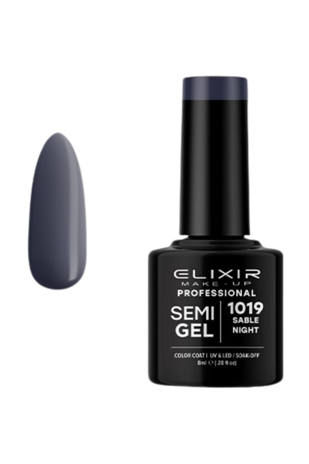 ELIXIR Professional Semi Gel 1019 Sable Night