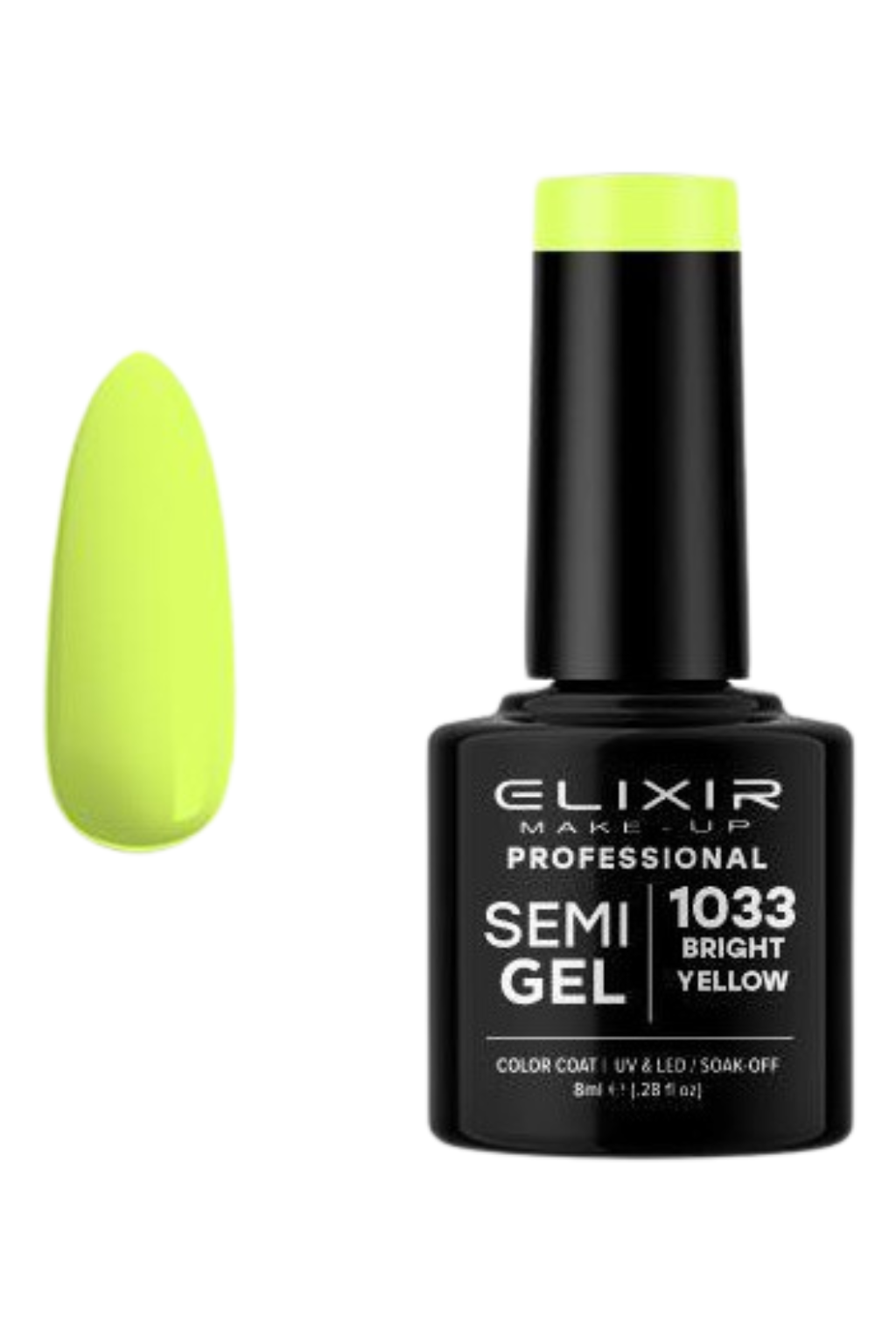 ELIXIR Professional Semi Gel 1033 Bright Yellow